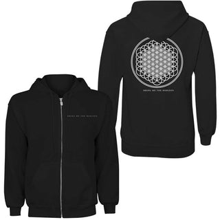 Bring Me The Horizon Zipped Hoodie: Flower of Life (Back Print)