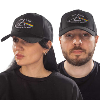 Pink Floyd Unisex Baseball Cap: The Dark Side of the Moon Black Border