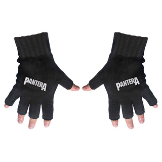 Pantera Unisex Fingerless Gloves: Logo