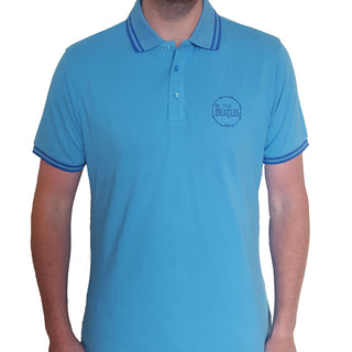 The Beatles Unisex Polo Shirt: Drum Logo