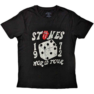 The Rolling Stones Unisex T-Shirt: Dice Tour '72