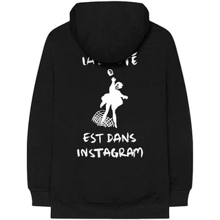 The 1975 Pullover Hoodie: ABIIOR Est Dans Instagram (Back Print)