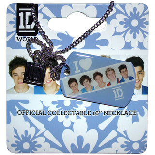 One Direction Necklace: World Group (Dog Tag)