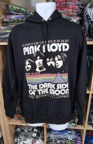 Pink Floyd Unisex Pullover Hoodie: Retro Stripes (Munich)