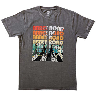 The Beatles Unisex T-Shirt: Abbey Stacked