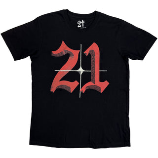 21 Savage T-Shirt: Death Before Dishonor Daggers (Black) (Back Print)