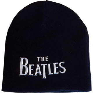 The Beatles Unisex Beanie Hat: Drop T Logo