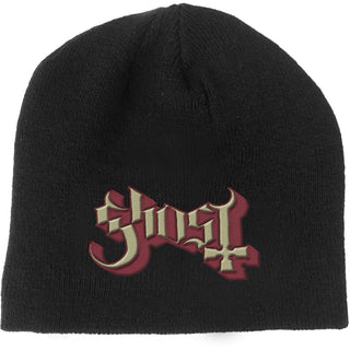 Ghost Unisex Beanie Hat: Logo