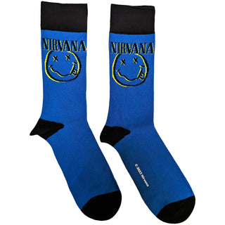 Nirvana Unisex Ankle Socks: Inverse Happy Face
