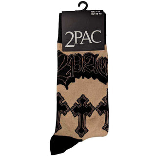 Tupac Ankle Socks: Crosses