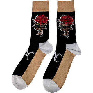 Tupac Ankle Socks: Rose