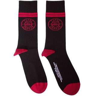 Tupac Unisex Ankle Socks: Circle Logo