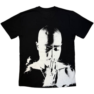 Tupac T-Shirt: Prayer AOP (Black) (Back Print)