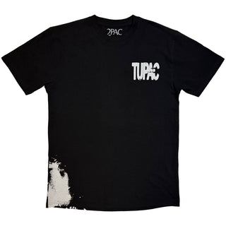 Tupac T-Shirt: Prayer AOP (Black) (Back Print)