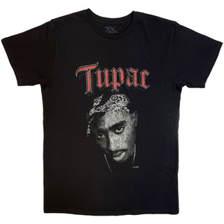 Tupac T-Shirt: Icon (Black)  (2X-Large)