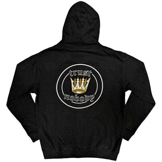 Tupac Zipped Hoodie: Crown Seal (Back Print)