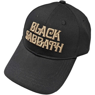 Black Sabbath Unisex Baseball Cap: Text Logo