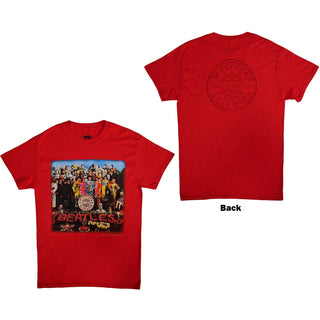 The Beatles Unisex T-Shirt: Sgt Pepper (Back Print)