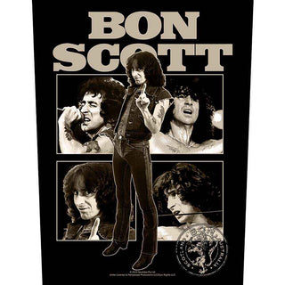 Bon Scott Back Patch: Collage