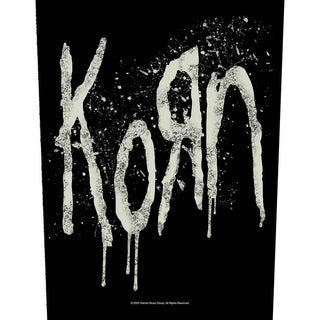 Korn Back Patch: Splatter Logo