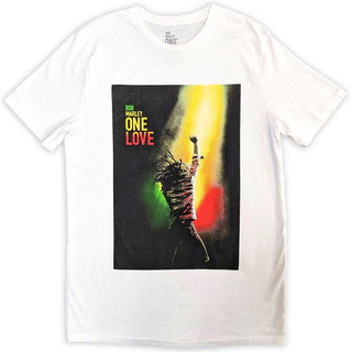 Bob Marley Unisex T-Shirt: One Love Movie Poster