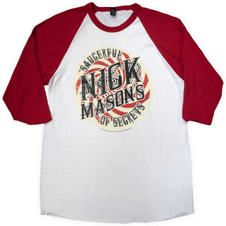 Nick Mason's Saucerful of Secrets Unisex Raglan T-Shirt: Spiral (Ex-Tour)