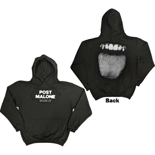 Post Malone Unisex Pullover Hoodie: Fangs 2023 Tour Dates (Back Print & Ex-Tour)