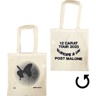 Post Malone Tote Bag: Spotlight 2023 Tour (Back Print & Ex-Tour)