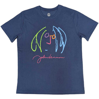 John Lennon Unisex T-Shirt: Self Portrait Full Colour