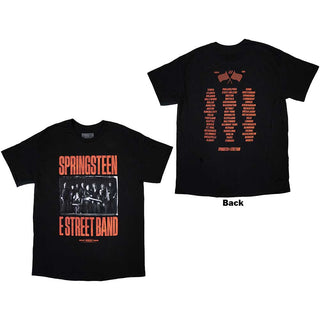 Bruce Springsteen Unisex T-Shirt: Tour '23 Band Photo (Back Print & Ex-Tour)