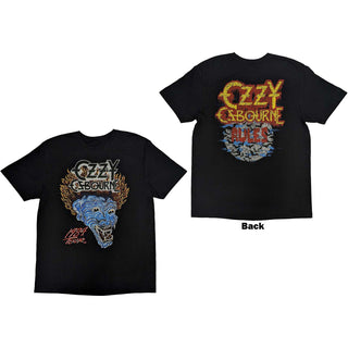 Ozzy Osbourne Unisex T-Shirt: Bark At The Moon Tour '84 (Back Print)