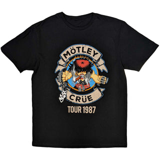 Motley Crue Unisex T-Shirt: Girls Girls Girls Tour '87