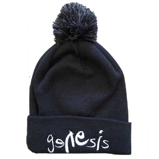Genesis Unisex Bobble Beanie Hat: Logo