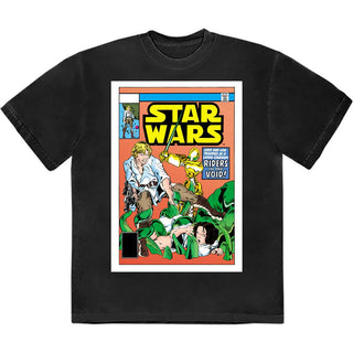 Star Wars Unisex T-Shirt: Luke & Leia Comic Cover