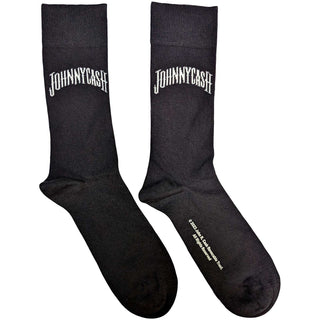 Johnny Cash Unisex Ankle Socks: Man In Black Logo