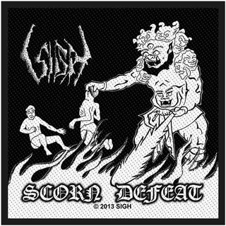 Sigh Standard Woven Patch: Scorn Defeat