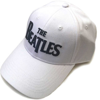 The Beatles Unisex Baseball Cap: Black Drop T Logo