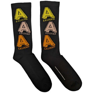 Aaliyah Unisex Ankle Socks: Tricolour Logo