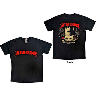 Alter Bridge Unisex T-Shirt: Addicted To Pain (Back Print)