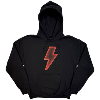 AC/DC Pullover Hoodie: Lightning Bolt World Tour '24-'25 (Black) (Back Print & Ex-Tour) (4X-Large)