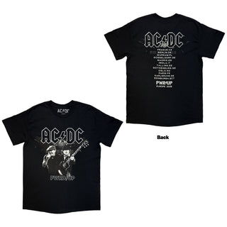 AC/DC T-Shirt: B&W Photo North American Tour '25 (Black) (Back Print & Ex-Tour)
