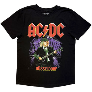 AC/DC T-Shirt: Let There Be Rock Dusseldorf EU Tour '25 (Black) (Back Print & Ex-Tour)