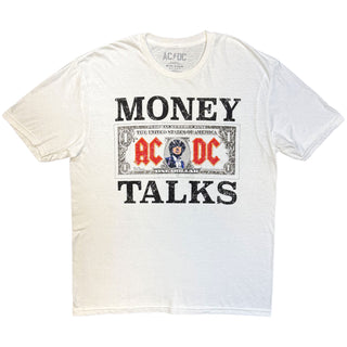 AC/DC  T-Shirt: Money Talks Tour '25 (White)  (Ex-Tour)