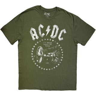 AC/DC  T-Shirt: For Those About To Rock Tour '25 (Green) (Ex-Tour)