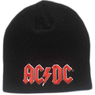 AC/DC Red 3D Logo Beanie Hat
