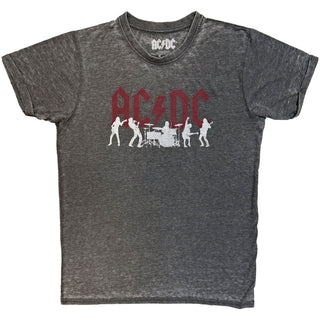 AC/DC T-Shirt: Silhouettes (Burnout)