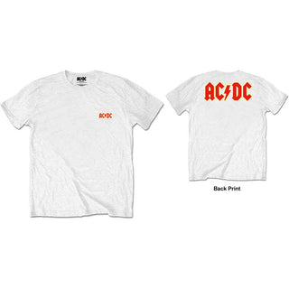 AC/DC Unisex T-Shirt: Logo (Back Print/Retail Pack)