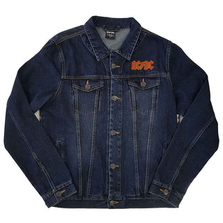 AC/DC Denim Jacket: About To Rock (Back Print)
