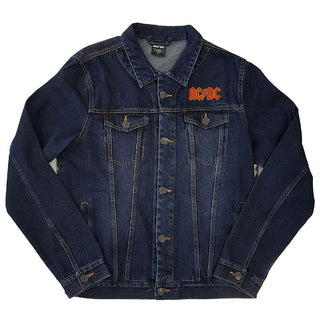 AC/DC Denim Jacket: About To Rock (Back Print)