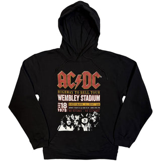 AC/DC Pullover Hoodie: Wembley '79